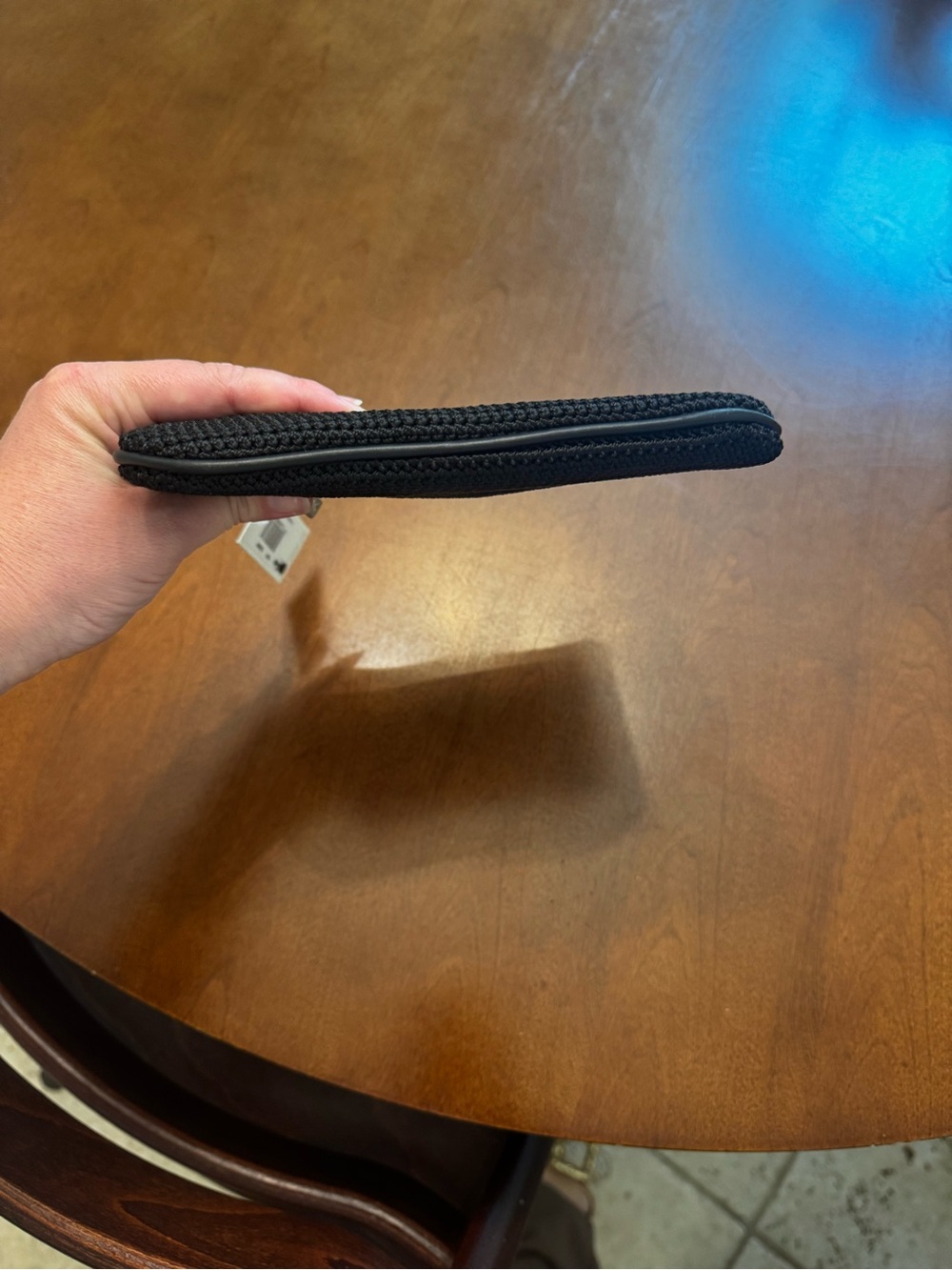 The Sak Black Knit Zip Pouch - Picture 4 of 4